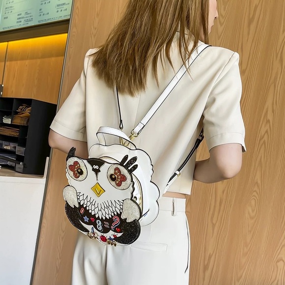 Owl Backpack - White - Picture 16 of 17